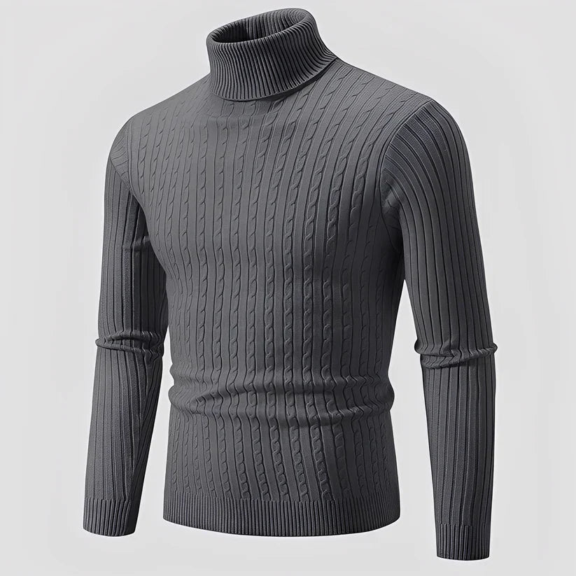 Pull col roulé élégant pour hommes Tendance