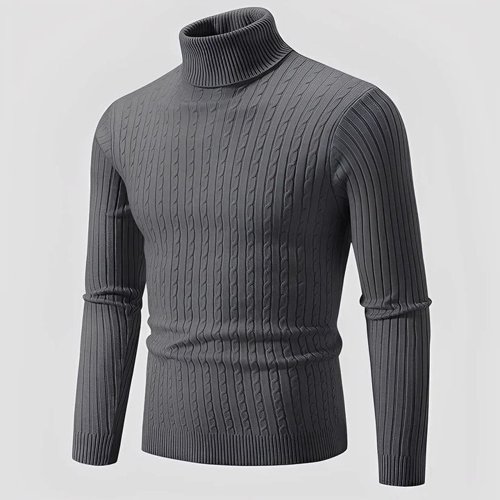 Pull col roulé élégant pour hommes Tendance