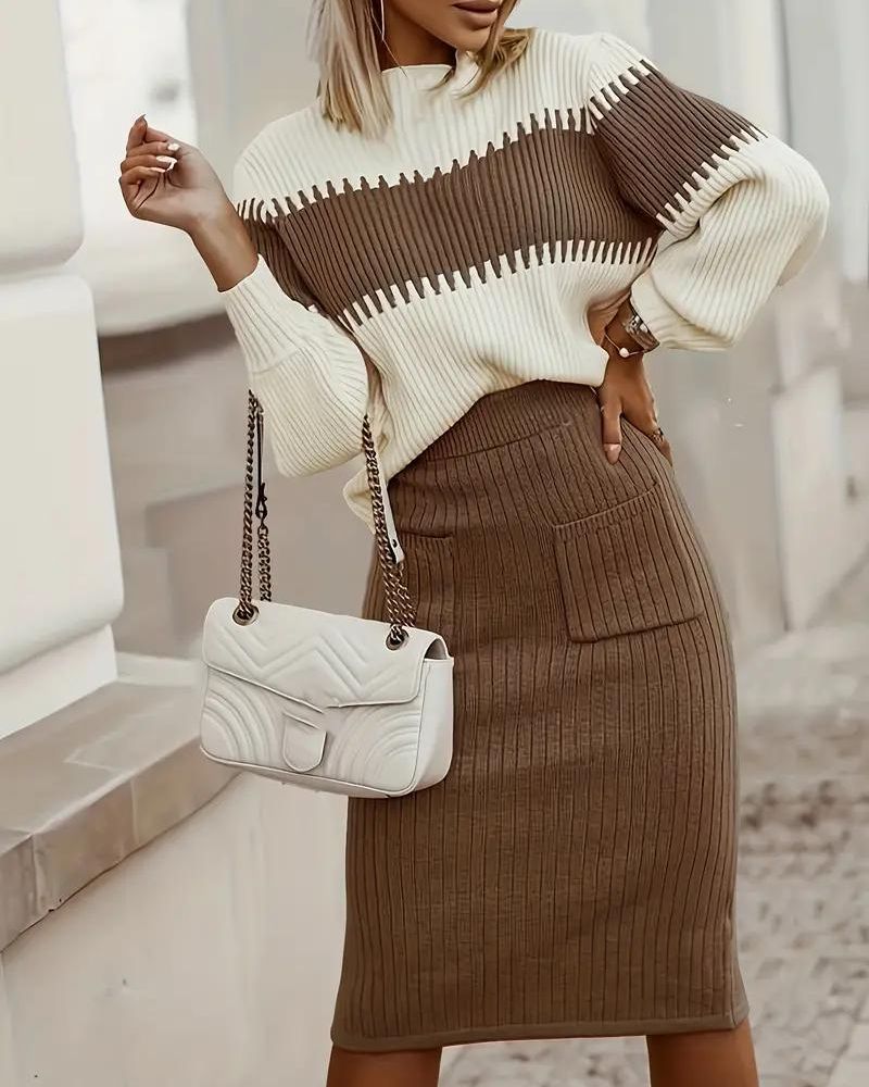 Ensemble deux pièces confortable pour femme