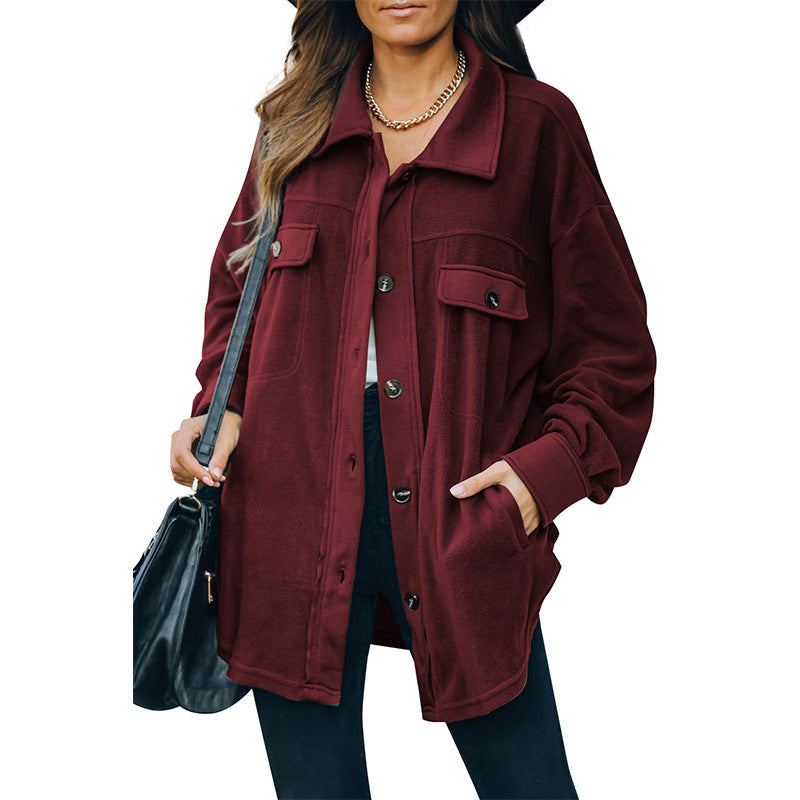 Veste polaire chaude pour femme