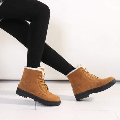 Bottines élégantes en daim à lacets