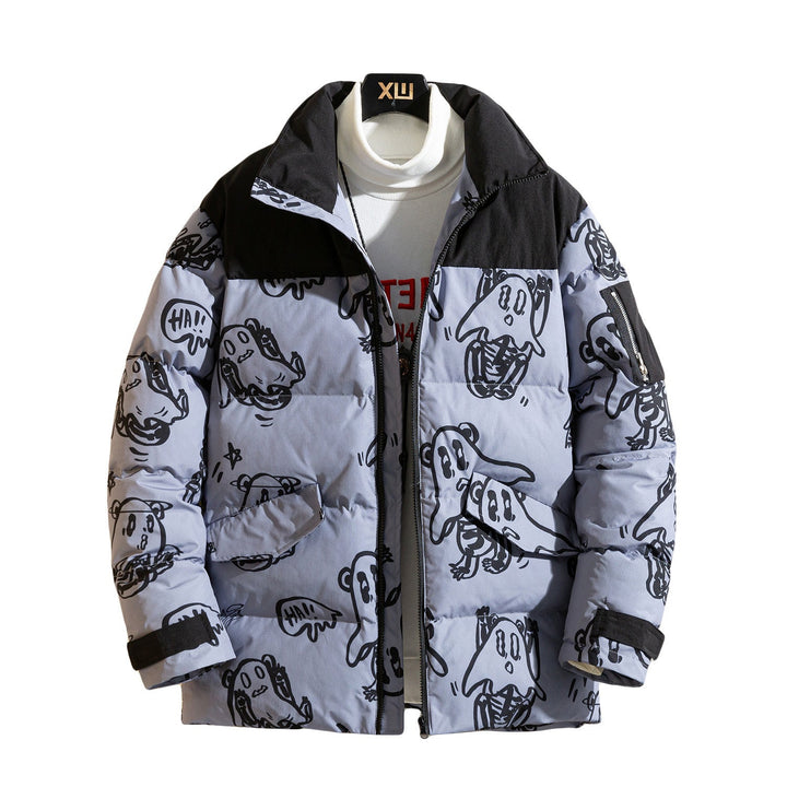 Veste en laine imprimée Chaude Confortable