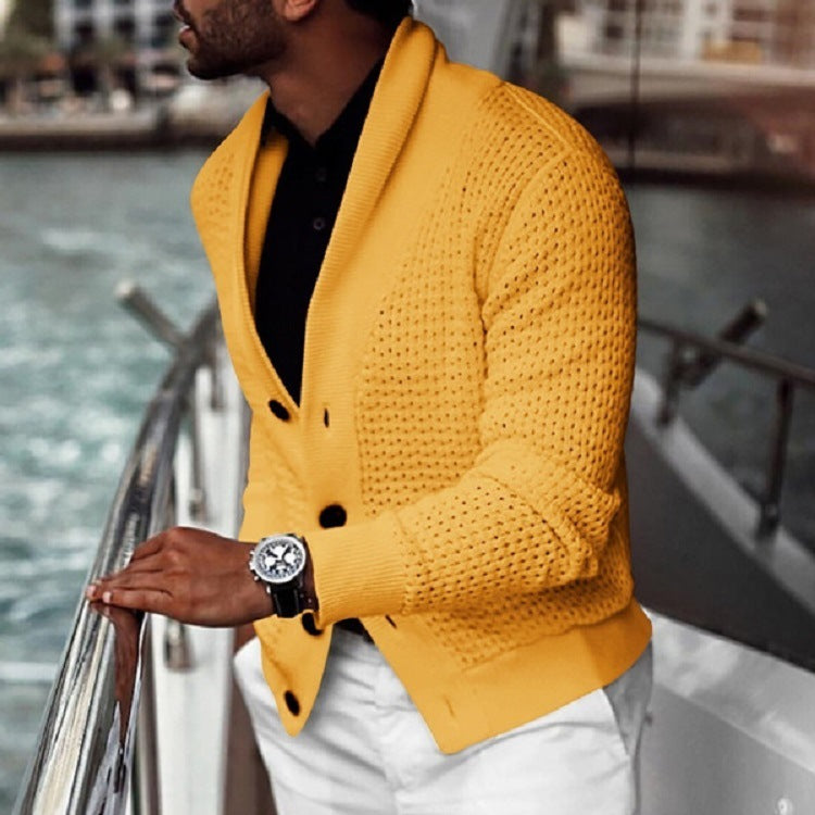 Gilet homme Design élégant Col châle