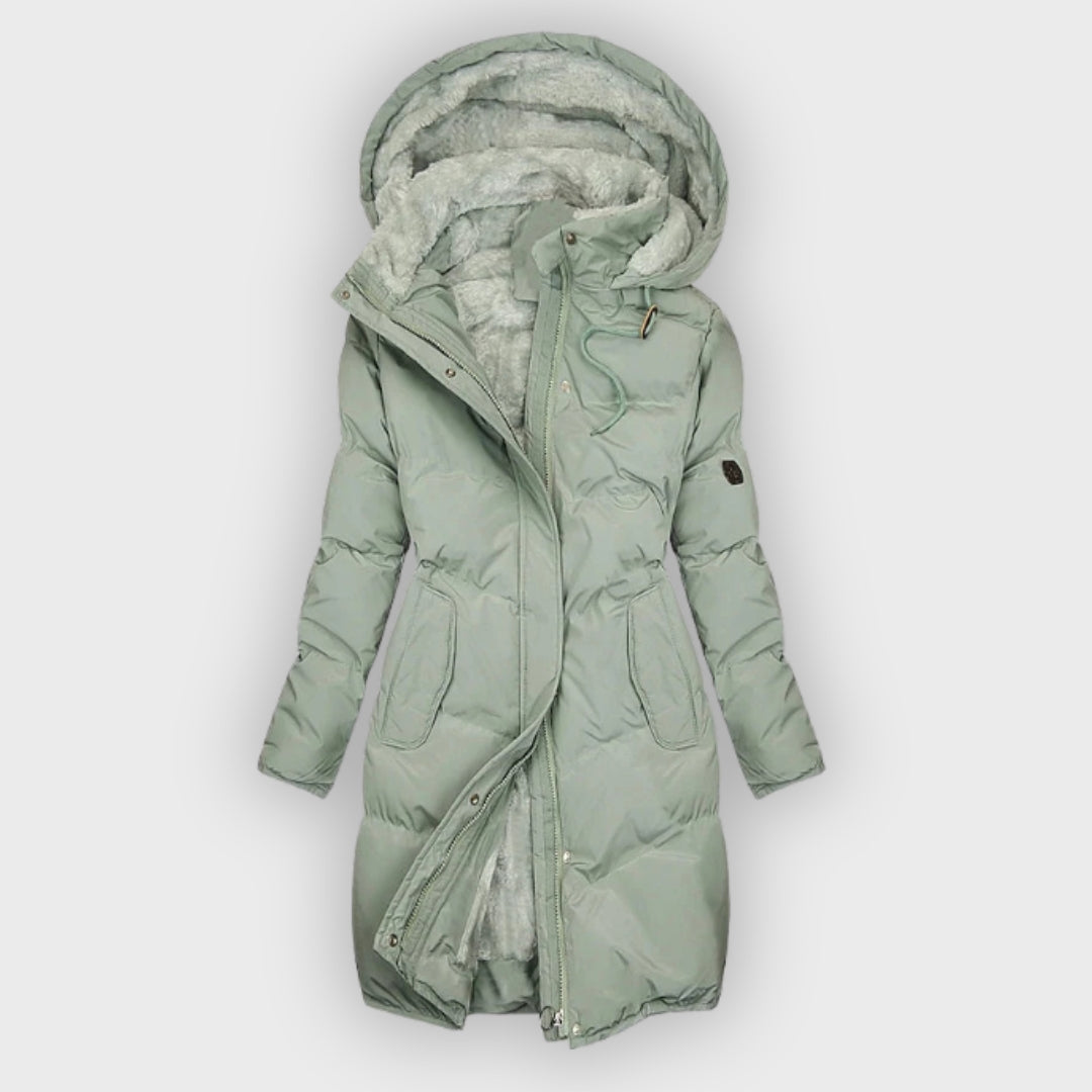 Elegante Winterjacke Isoliert Luxus - IdealeKleiden