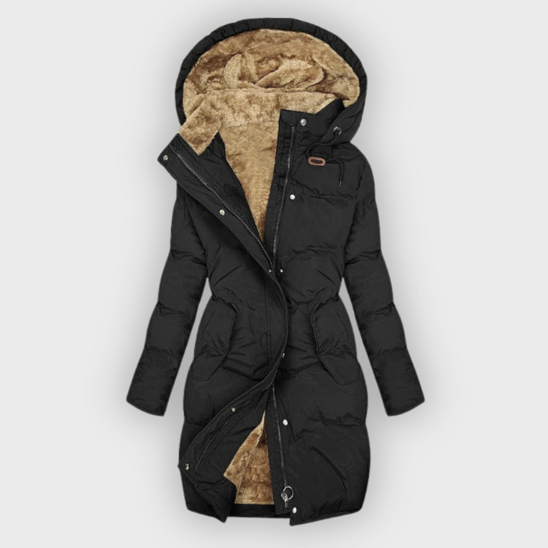 Élégante veste d'hiver isolée de luxe