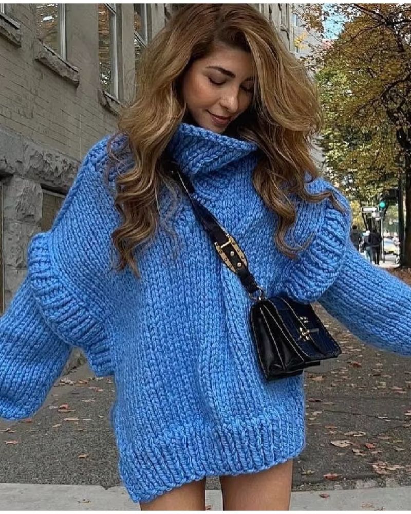 Pull tricoté grande taille Confortable