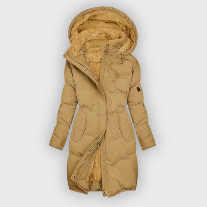 Élégante veste d'hiver isolée de luxe