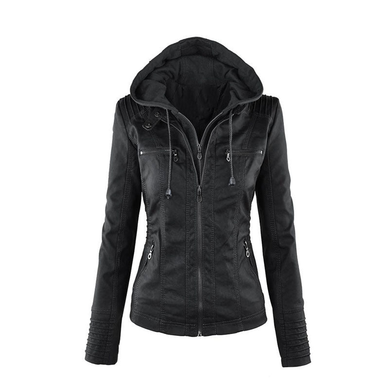 Veste en cuir femme été chic