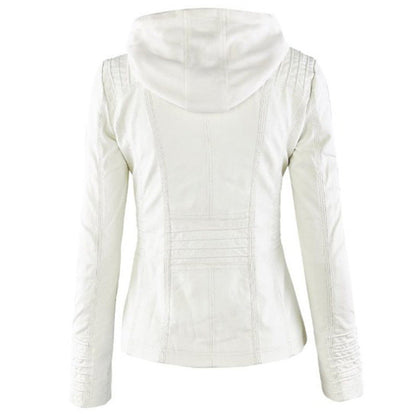 Veste en cuir femme été chic
