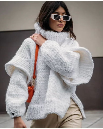 Pull tricoté grande taille Confortable