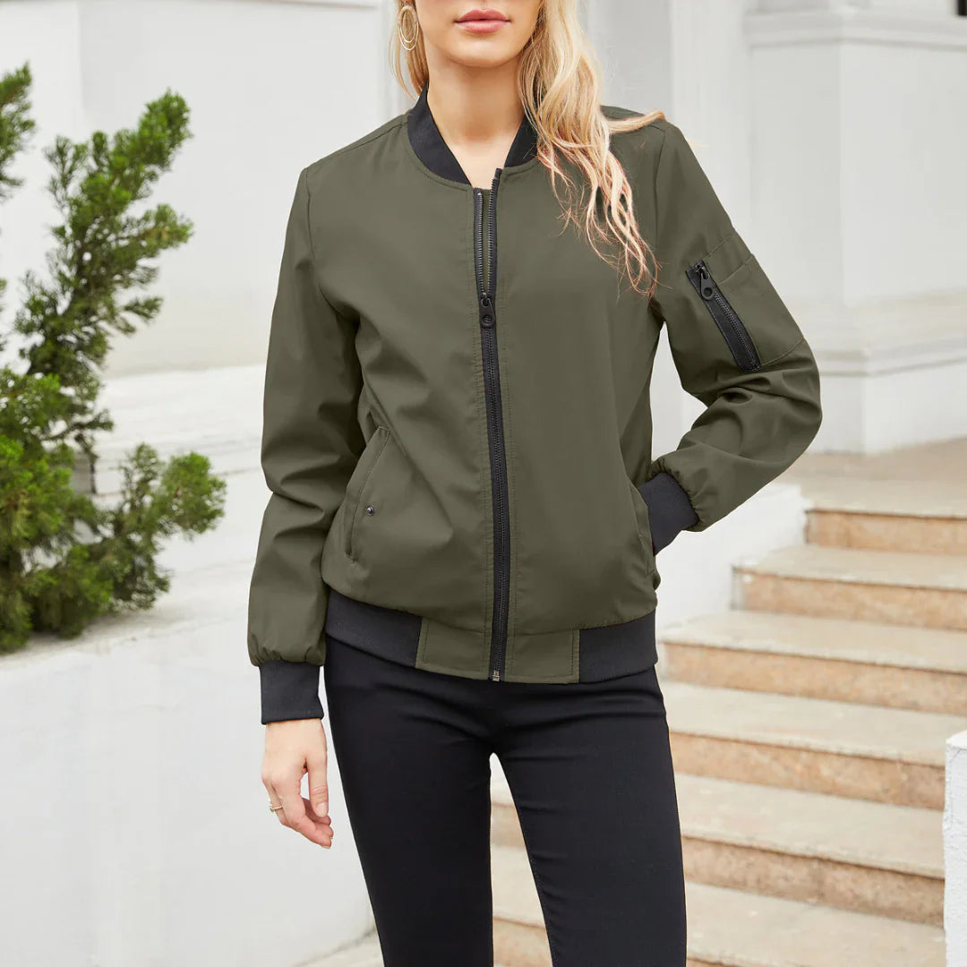 Bomber Jacket tendance pour femme Style décontracté