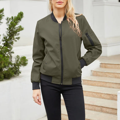 Bomber Jacket tendance pour femme Style décontracté