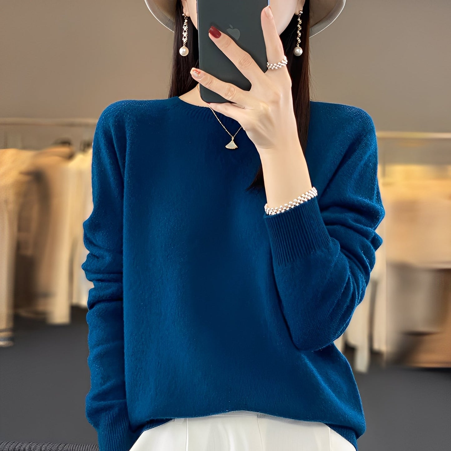Élégant pull en cachemire pour femme