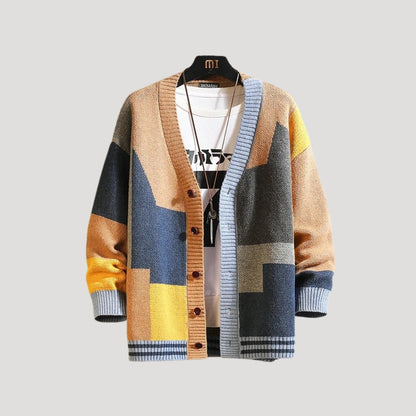 Damen Cardigan Frühling Farbenfroh Knöpfe - IdealeKleiden