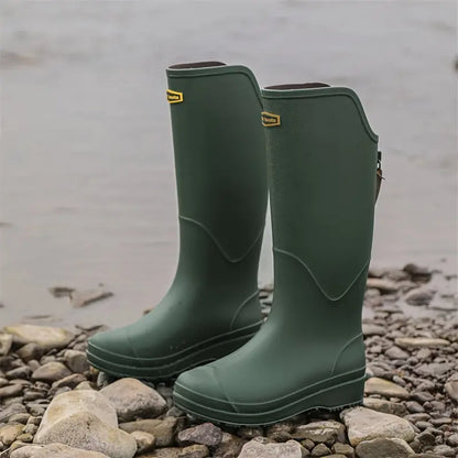 Bottes imperméables pour femmes en PVC antidérapantes