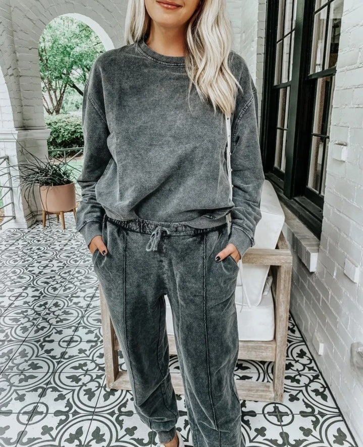 Ensemble de survêtement femme doux polaire confort