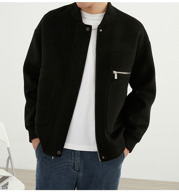Manteaux élégants en laine pour hommes Style classique