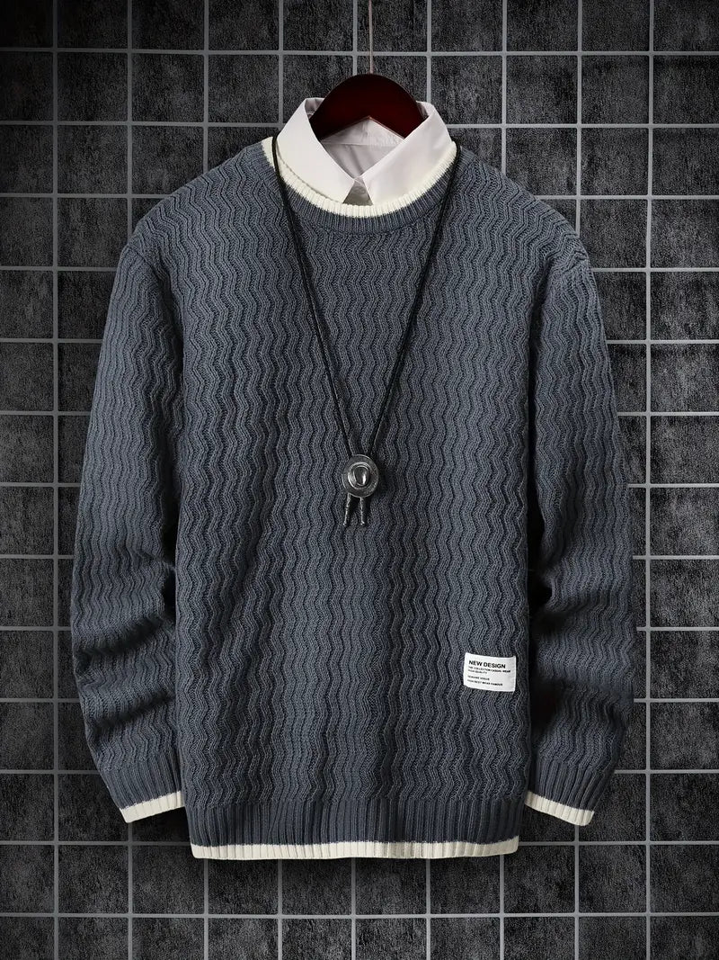 Pull décontracté homme coupe relaxed