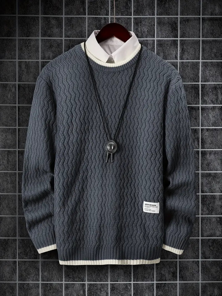 Pull décontracté homme coupe relaxed