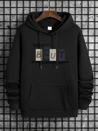 Garrett – Sweat à capuche imprimé graphique pour homme