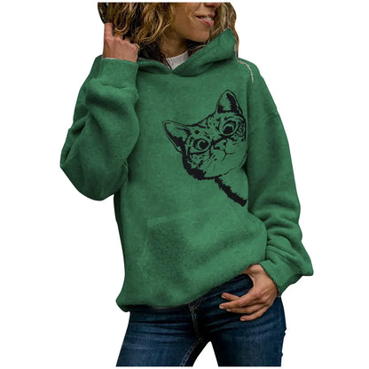 Sweat-shirt à capuche Grande taille Confortable