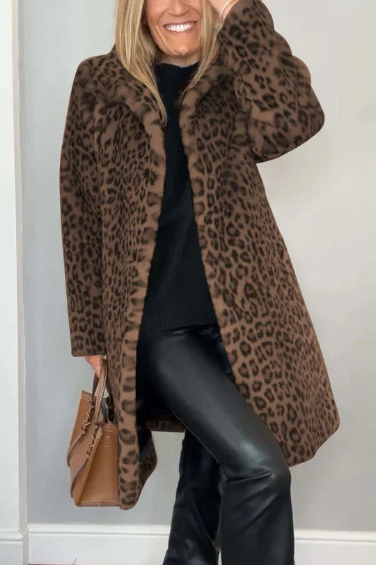 Manteau d'hiver élégant classique pour femme