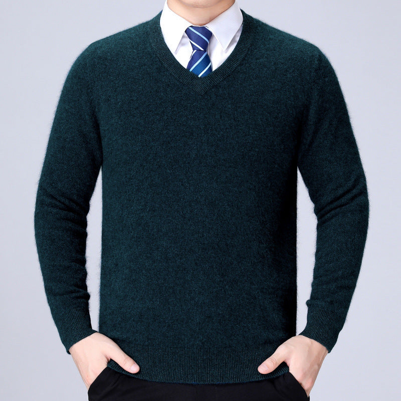 Pull en tricot homme coton doux confortable