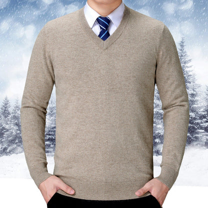 Pull en tricot homme coton doux confortable