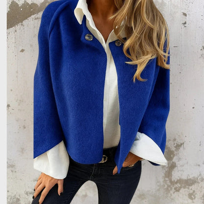 Manteau court élégant femme chaud