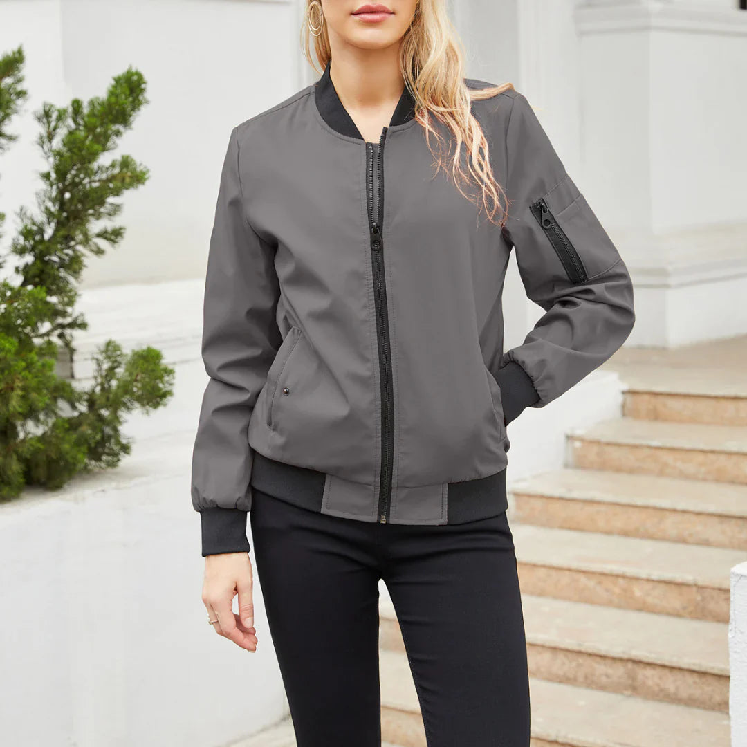Bomber Jacket tendance pour femme Style décontracté