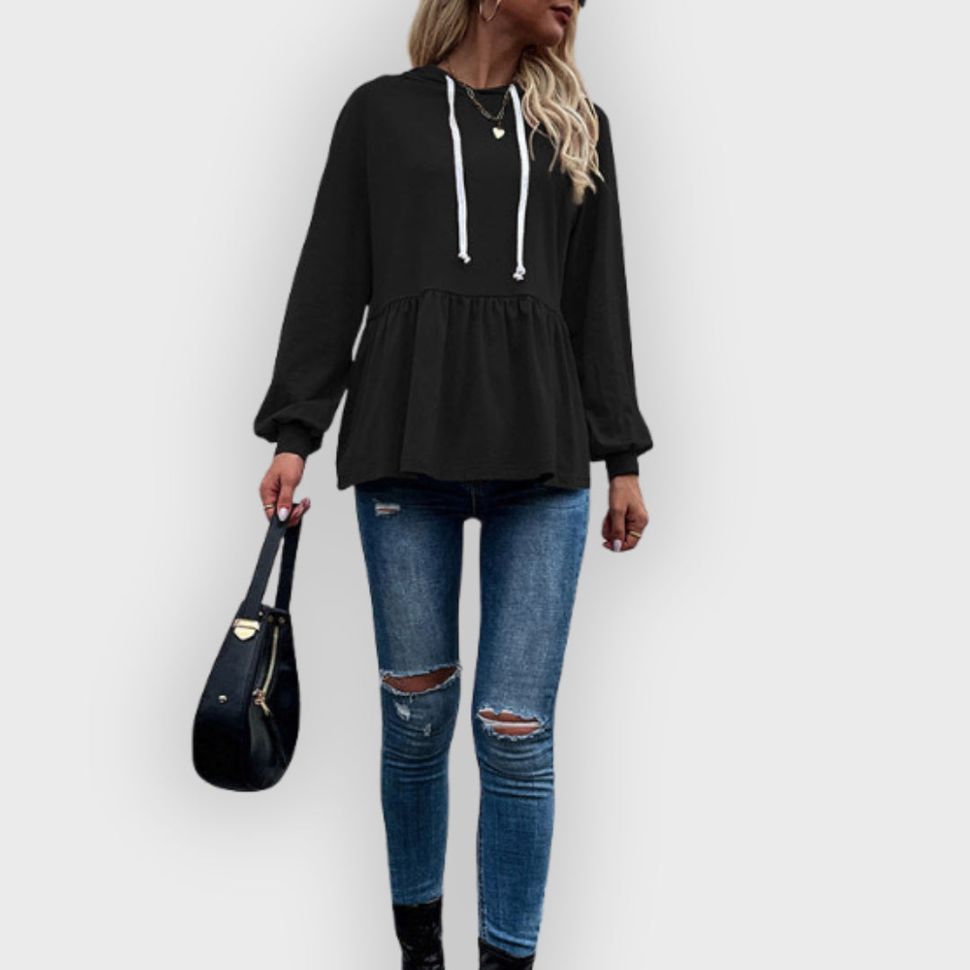 Sweat-shirts stylés pour femmes à volants
