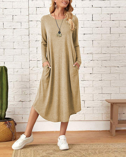 Robe d'été décontractée avec poches