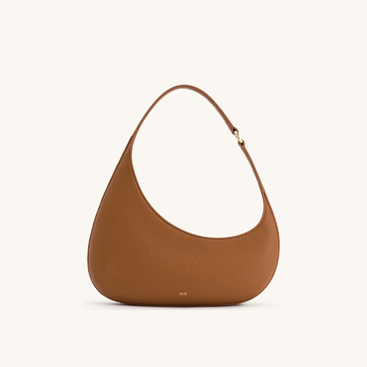 Élégant sac en cuir avec bandoulière