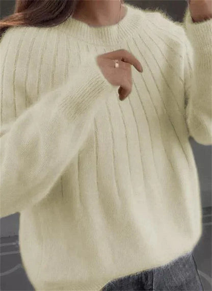 Pull en tricot doux effet cachemire