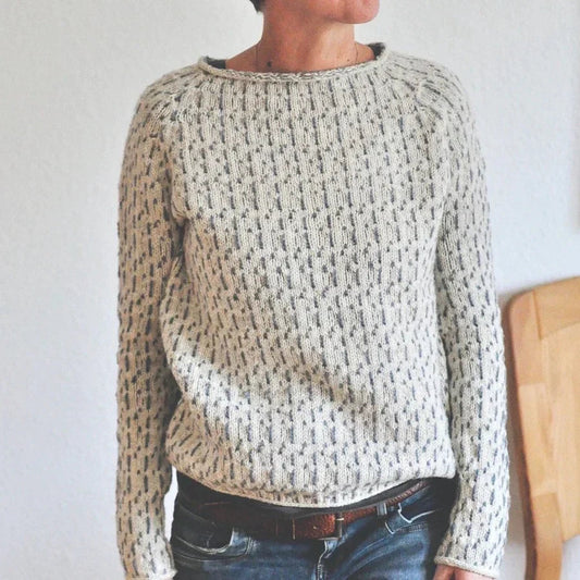 Elegante Damenstrickpullover Modern - IdealeKleiden