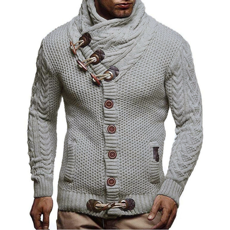 Cardigan homme asymétrique style élégant