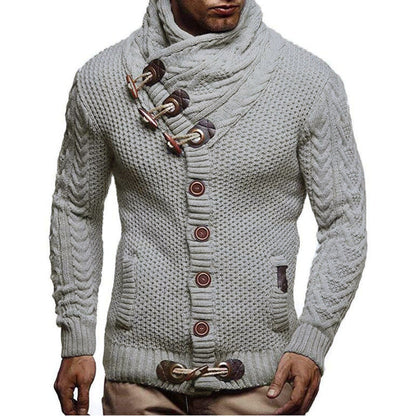 Cardigan homme asymétrique style élégant