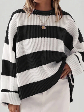 Pull rayé femme chic et moderne
