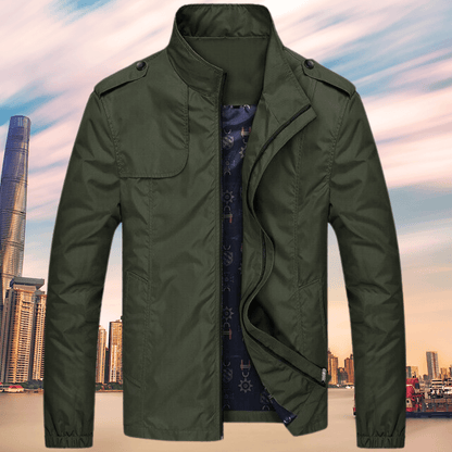 Veste d'automne pour homme, col style Oxford