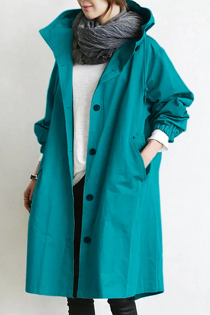 Stilvolle Regenjacke Damen Slim Fit - IdealeKleiden