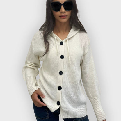 Kapuzenpullover Mit Rippenbündchen - IdealeKleiden