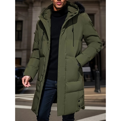 Parka long d'hiver pour hommes