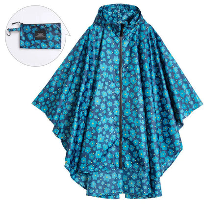 Poncho de pluie unisexe pratique, imperméable et à capuche