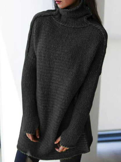 Col roulé oversize pour femme