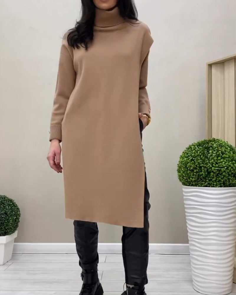 Elegante Kleider Mit Seiten Schlitz - IdealeKleiden