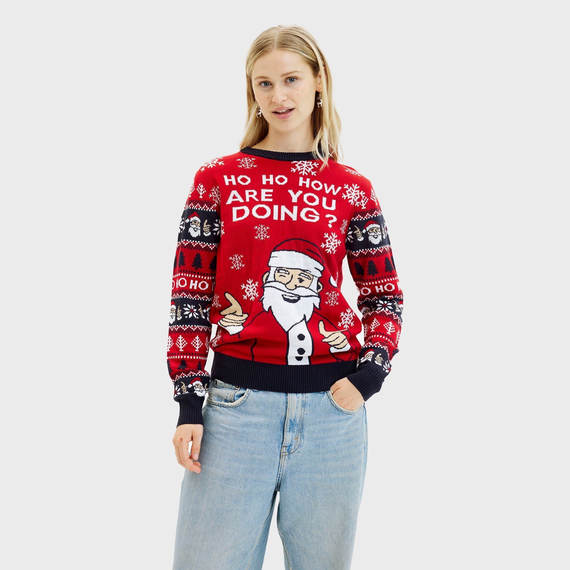 Weihnachtspullover Frauen Festlich Gemütlich - IdealeKleiden