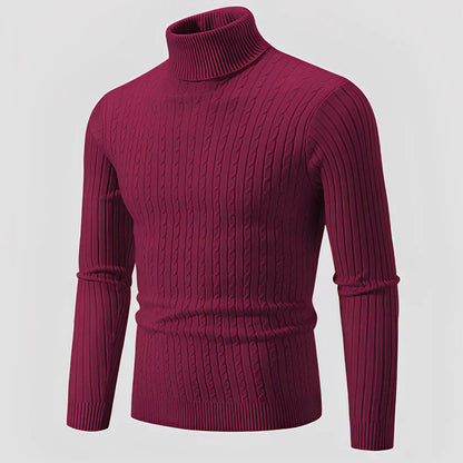 Pull col roulé élégant pour hommes Tendance
