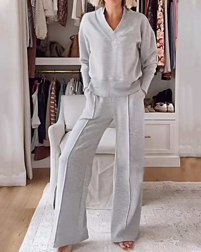 Damen 2-Teiliges Outfit Set - IdealeKleiden