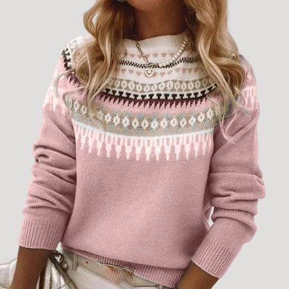 Pull femme printemps tricot confortable