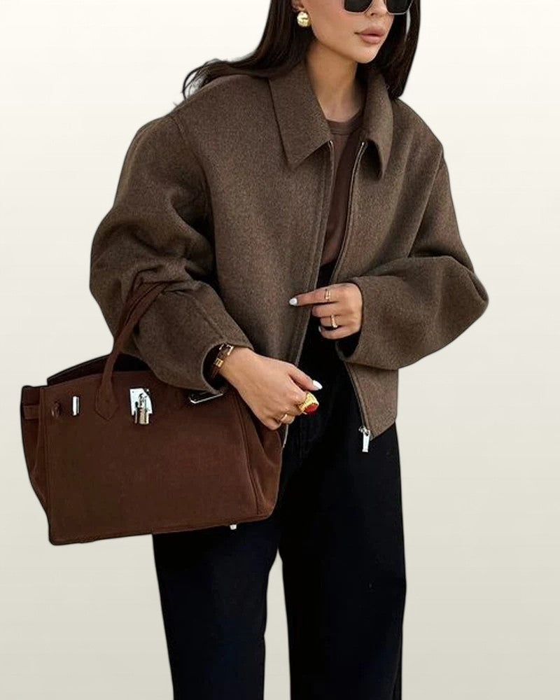 Blouson universitaire élégant